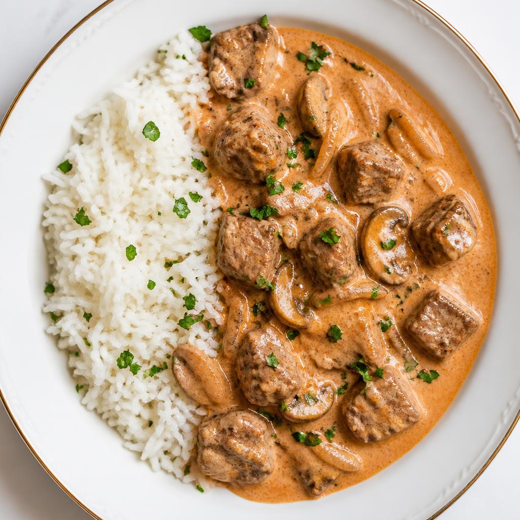 Filet Mignon Stroganoff