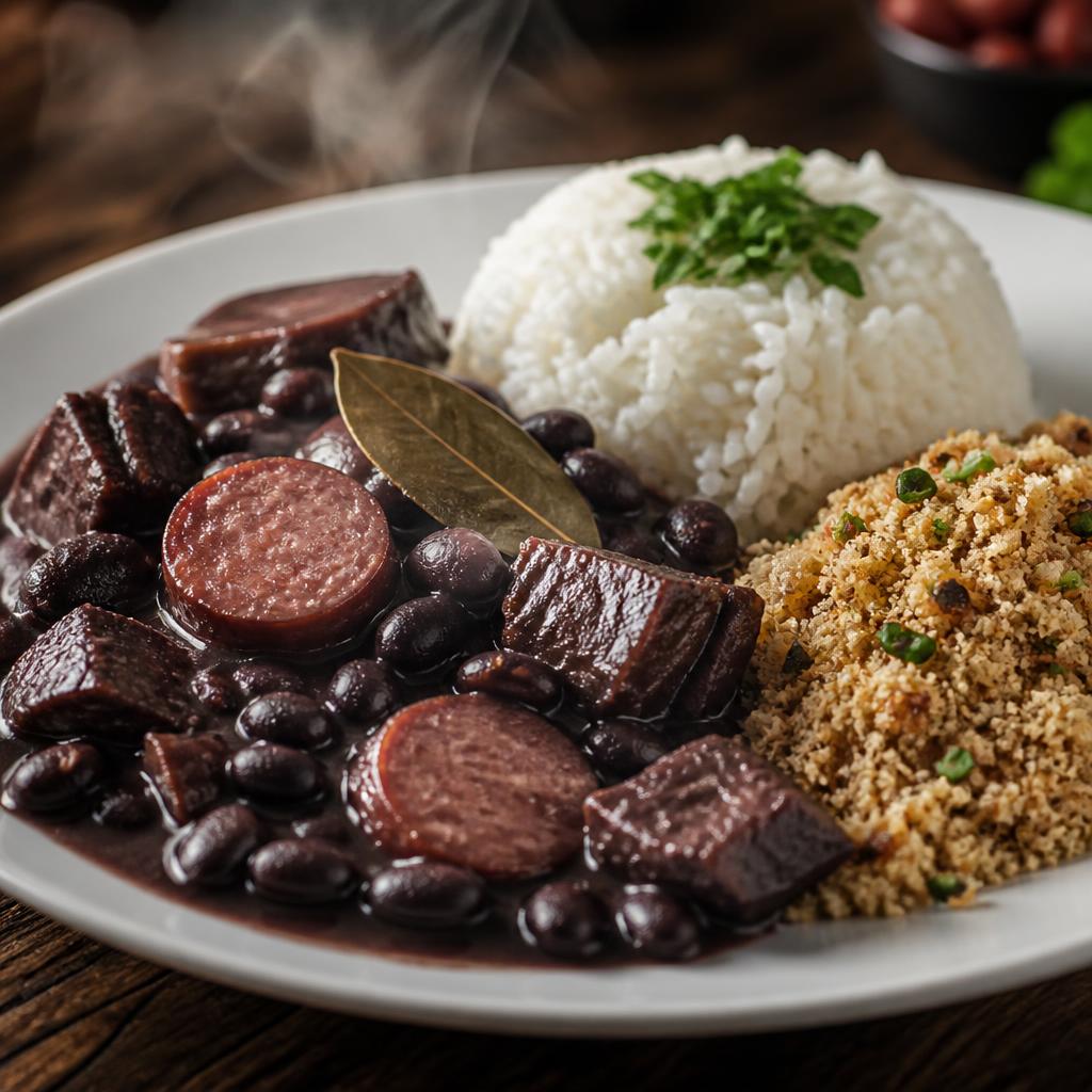 Rice, Light Feijoada & Farofa · 450g